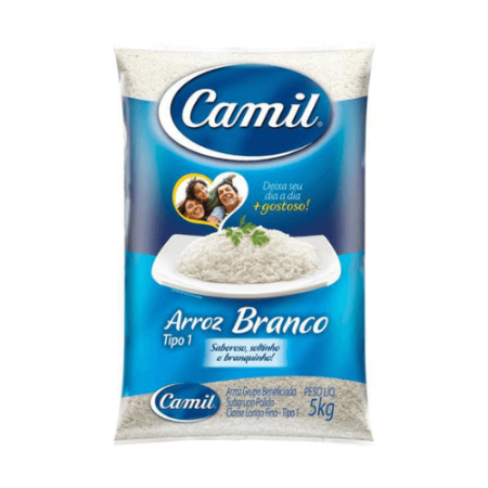 Arroz Camil Branco Tipo 1 - 5Kg