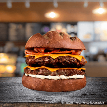 Cheeseburger Duplo com Bacon