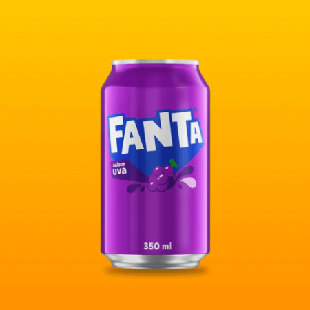 Fanta Uva Lata 350ml 